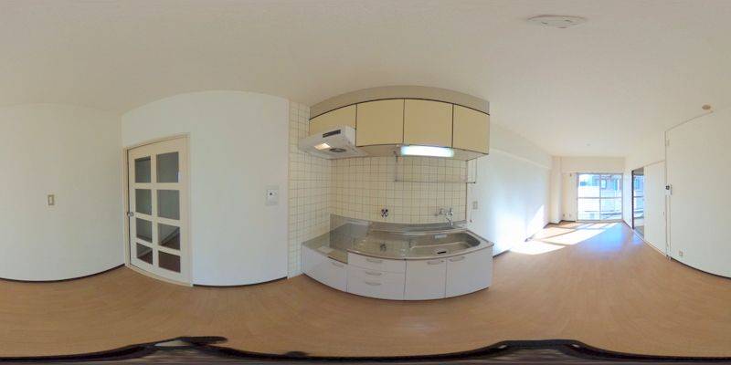 パノラマ画像キッチン