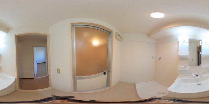 パノラマ画像洗面所