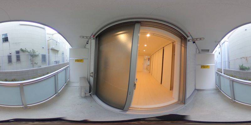 パノラマ画像バルコニー