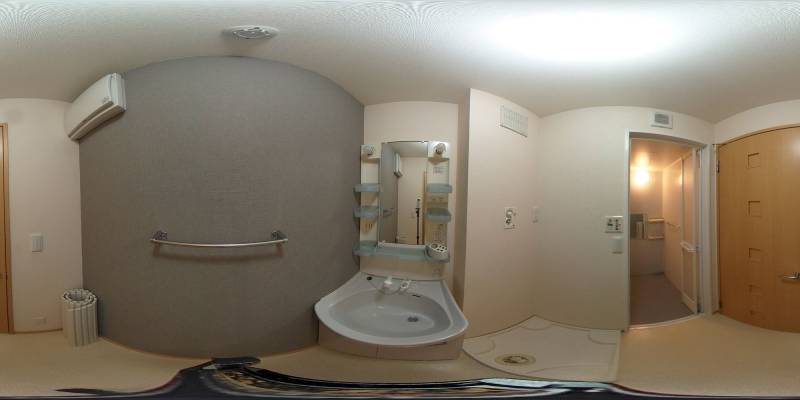 パノラマ画像洗面所