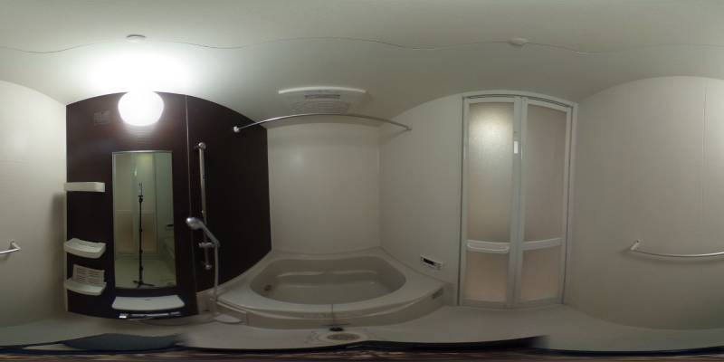 パノラマ画像バスルーム