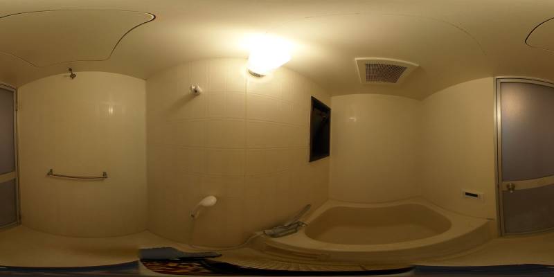 パノラマ画像バスルーム