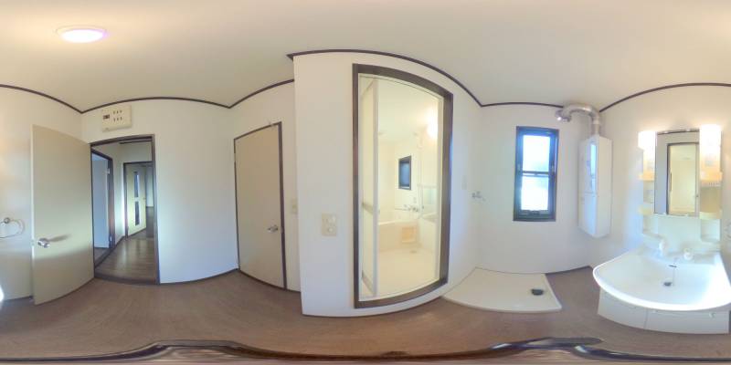 パノラマ画像洗面所