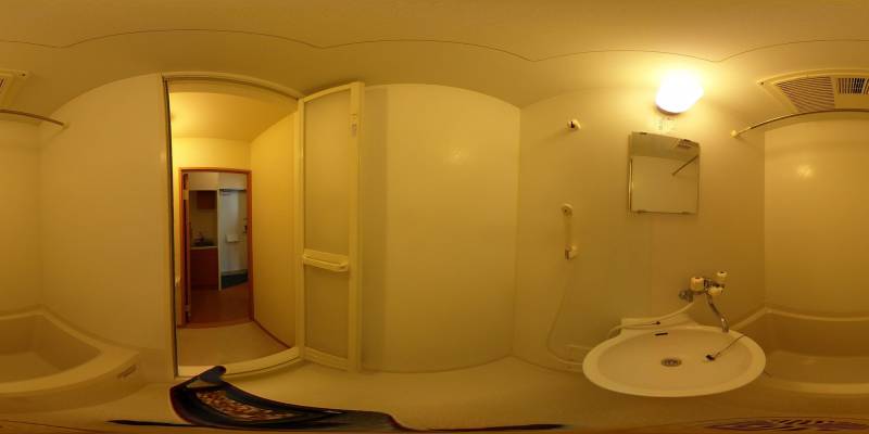 パノラマ画像バスルーム