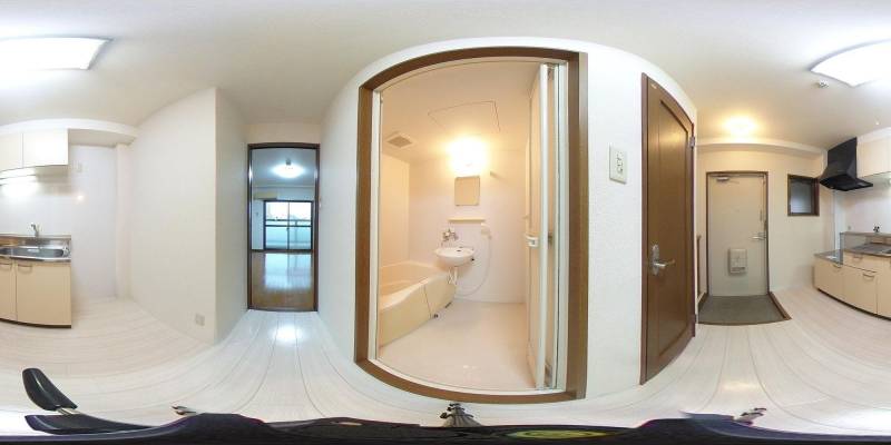 パノラマ画像バスルーム