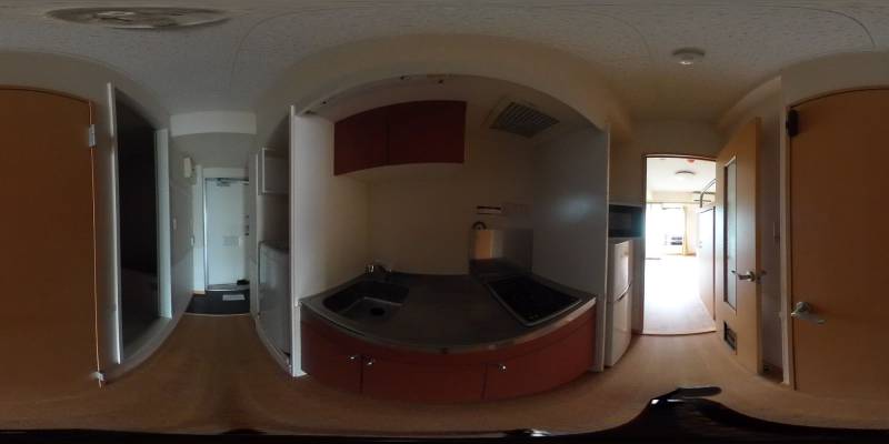 パノラマ画像キッチン