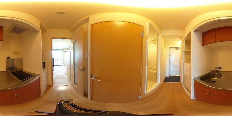 パノラマ画像キッチン