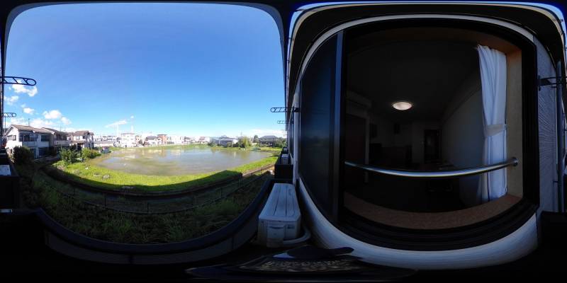 パノラマ画像バルコニー