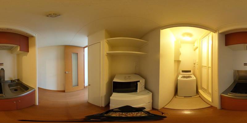 パノラマ画像キッチン