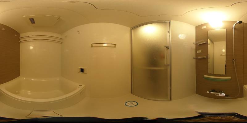 パノラマ画像バスルーム