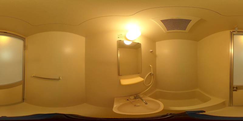 パノラマ画像バスルーム