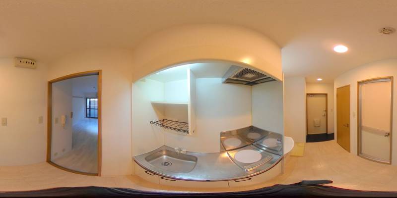 パノラマ画像キッチン