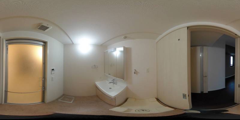 パノラマ画像洗面所