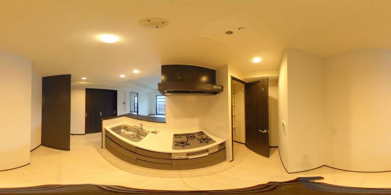 パノラマ画像キッチン