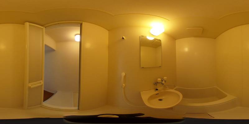 パノラマ画像バスルーム