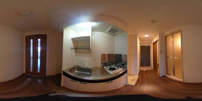 パノラマ画像キッチン