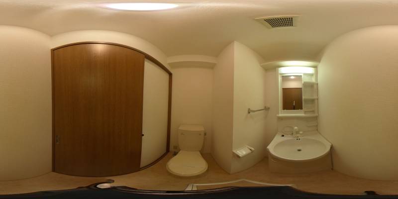 パノラマ画像洗面所