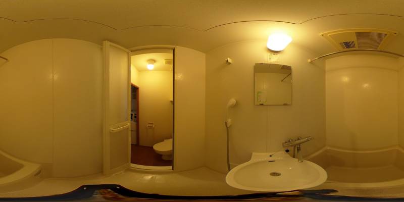 パノラマ画像バスルーム