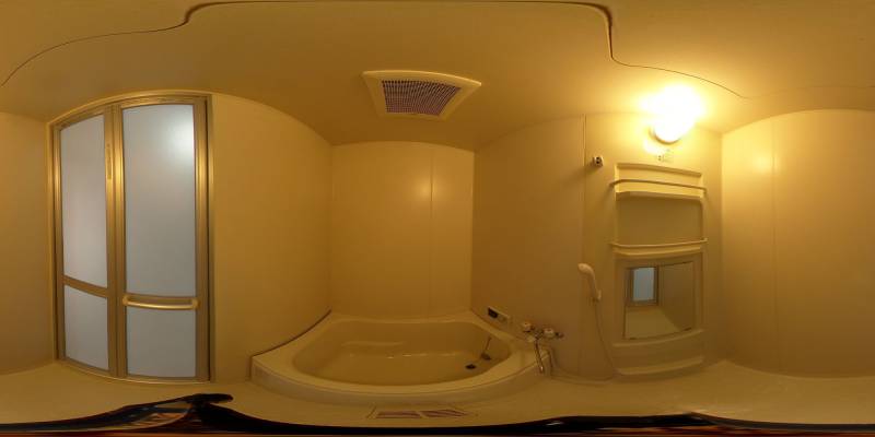 パノラマ画像バスルーム