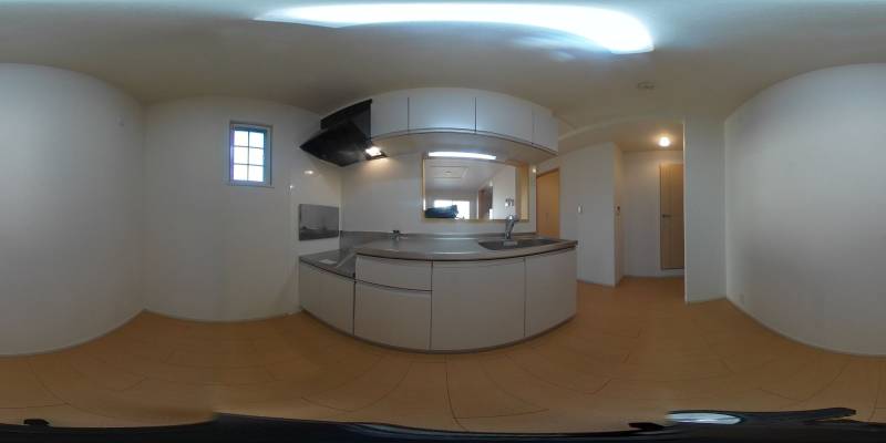 パノラマ画像キッチン