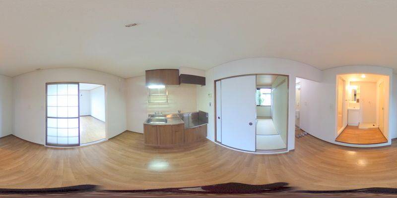 パノラマ画像リビング