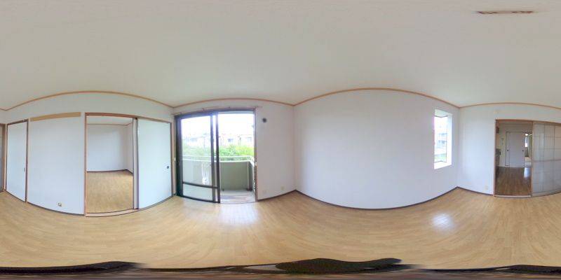 パノラマ画像洋室