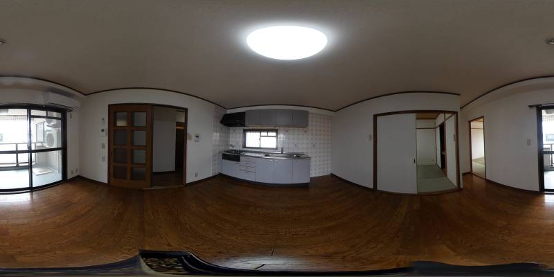 パノラマ画像リビング