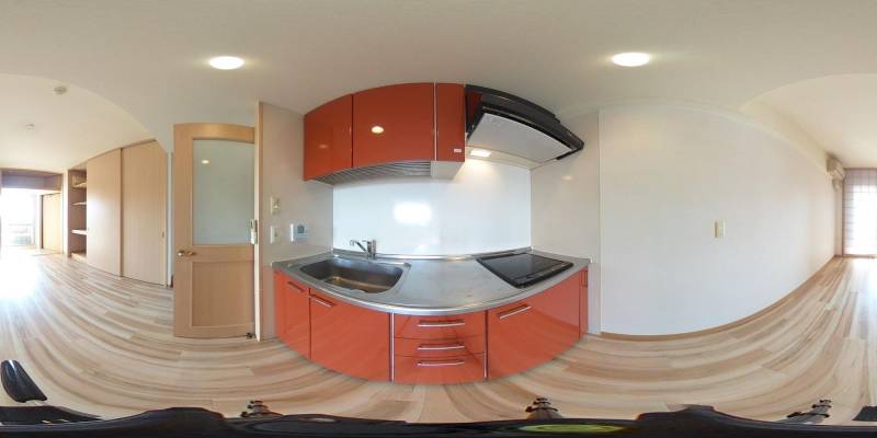 パノラマ画像キッチン