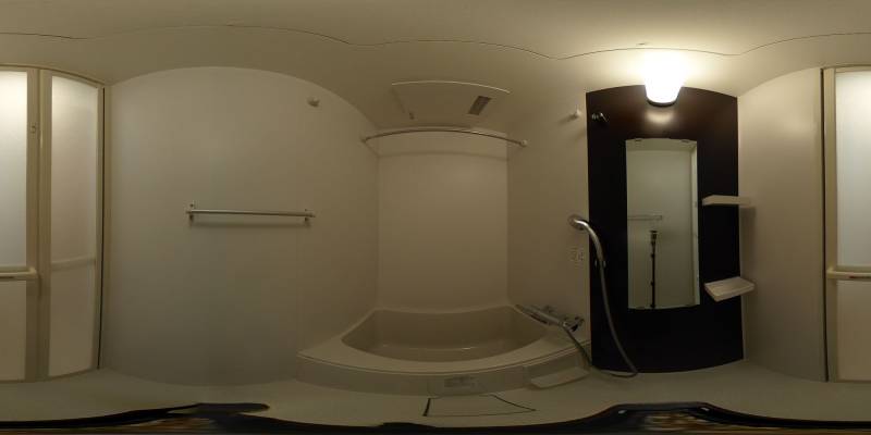 パノラマ画像バスルーム