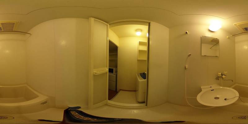 パノラマ画像バスルーム