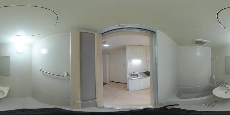 パノラマ画像バスルーム