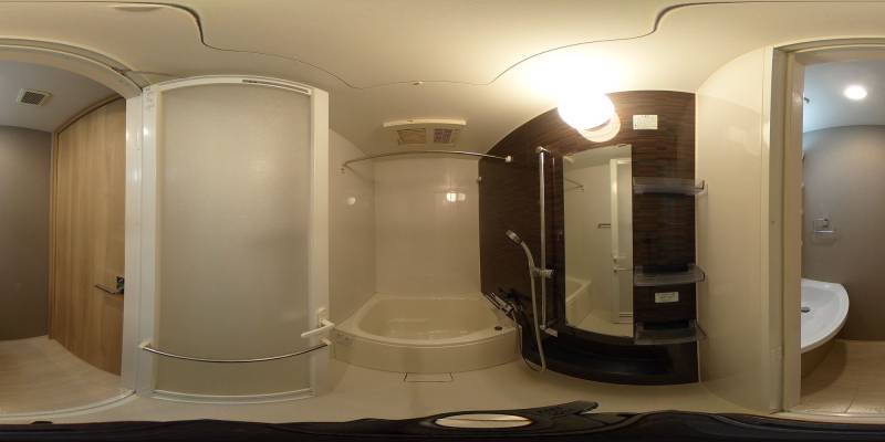 パノラマ画像バスルーム