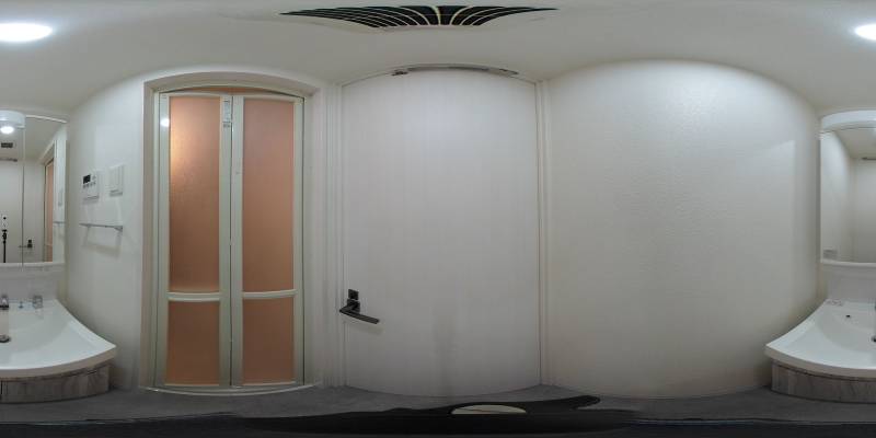 パノラマ画像洗面所