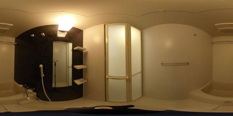 パノラマ画像バスルーム