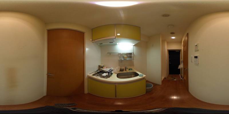 パノラマ画像キッチン