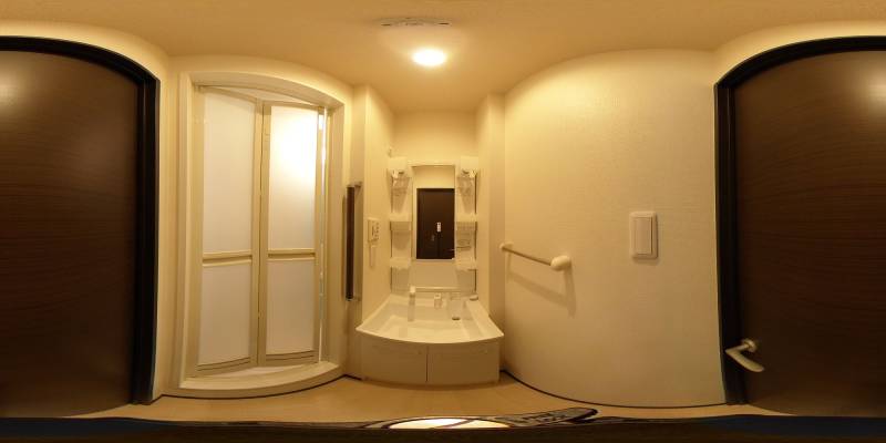 パノラマ画像洗面所