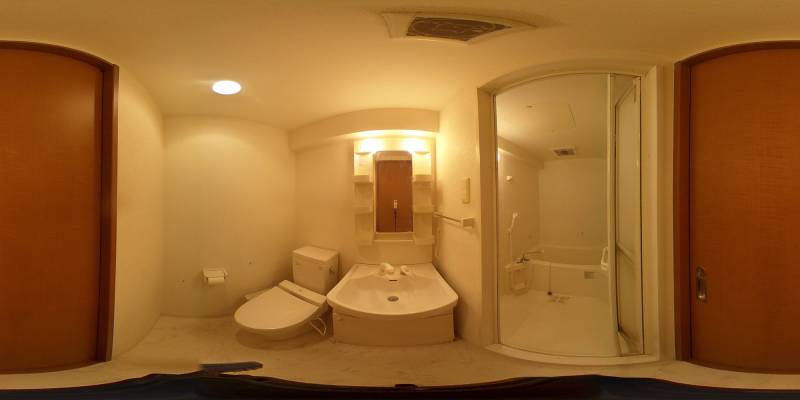 パノラマ画像洗面所