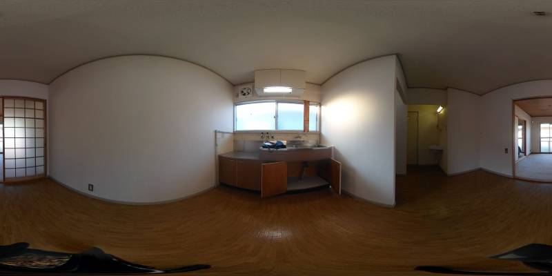 パノラマ画像キッチン