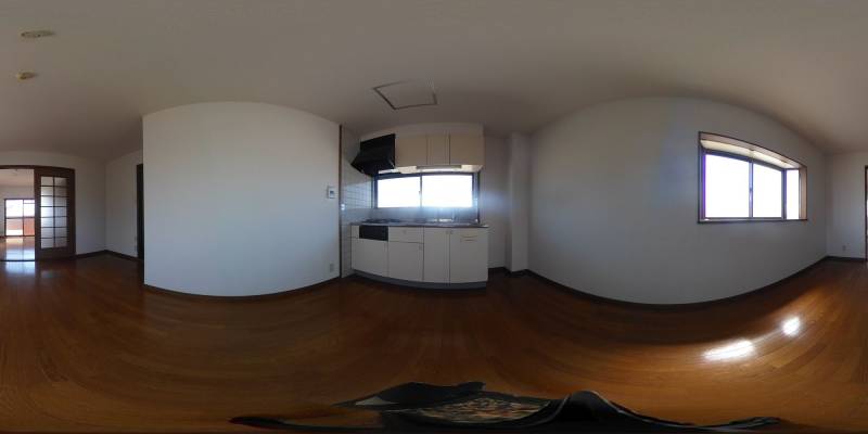 パノラマ画像キッチン