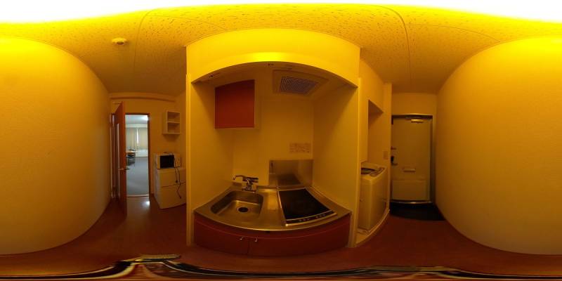 パノラマ画像キッチン