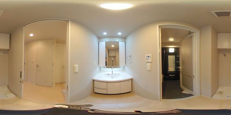 パノラマ画像洗面所