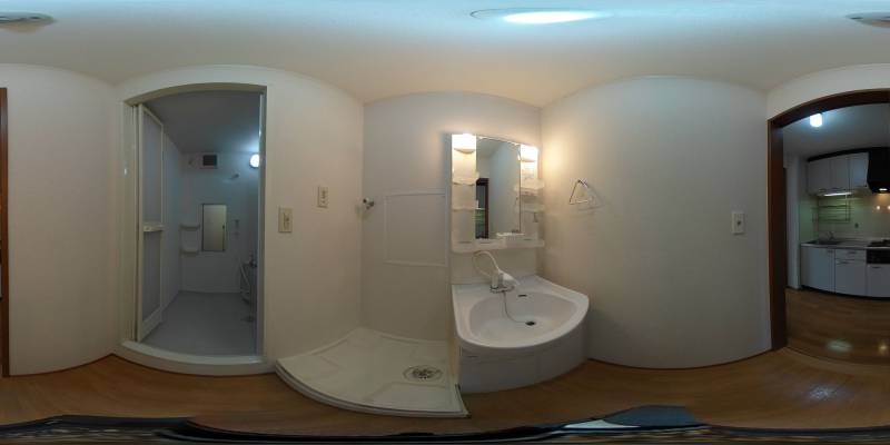 パノラマ画像洗面所