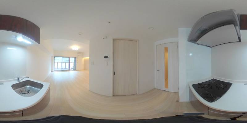 パノラマ画像キッチン