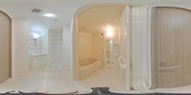 パノラマ画像洗面所