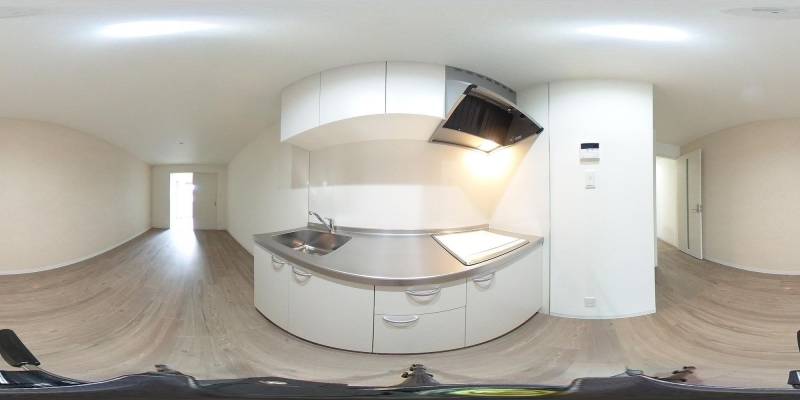 パノラマ画像キッチン