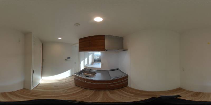 パノラマ画像キッチン