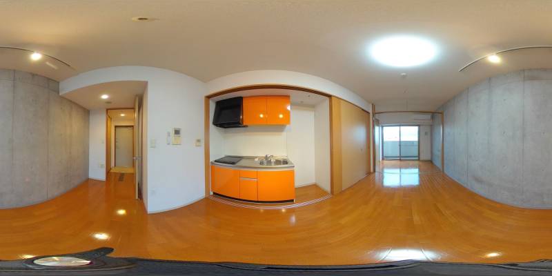 パノラマ画像キッチン