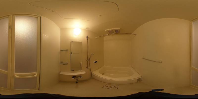 パノラマ画像バスルーム