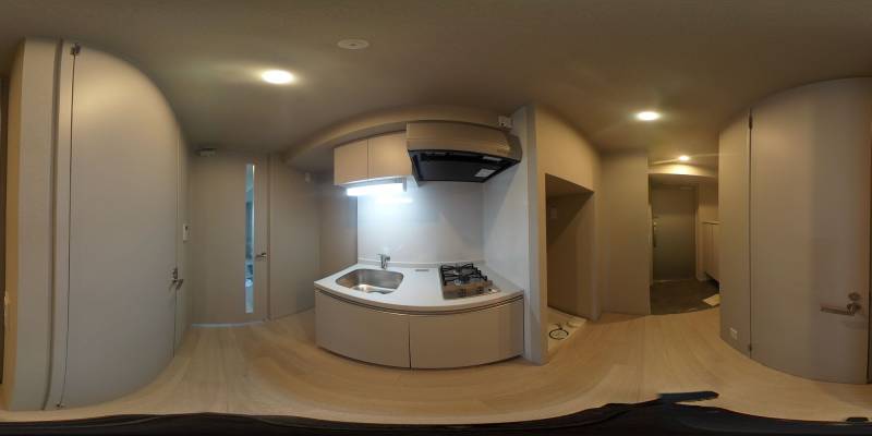 パノラマ画像キッチン