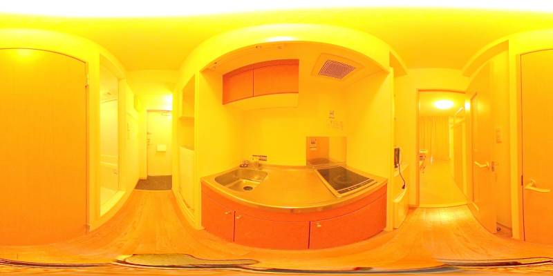 パノラマ画像キッチン